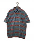 PENDLETONペンドルトン）の古着「総柄ポロシャツ」｜ブルー
