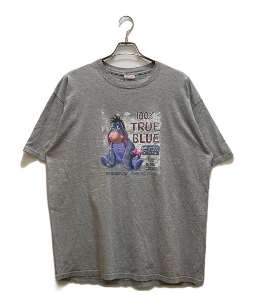 DISNEY（ディズニー）Disney (ディズニー) プリントTシャツ グレー サイズ:2XLの古着・服飾アイテム
