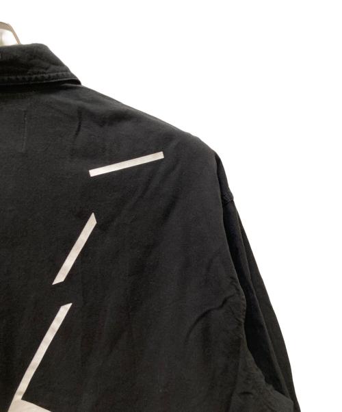 Calvin Klein Jeans（カルバンクラインジーンズ）Calvin Klein Jeans (カルバンクラインジーンズ) バックスキャッター モノグラムシャツ ブラック サイズ:Mの古着・服飾アイテム