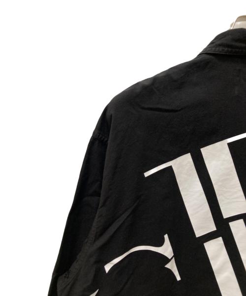 Calvin Klein Jeans（カルバンクラインジーンズ）Calvin Klein Jeans (カルバンクラインジーンズ) バックスキャッター モノグラムシャツ ブラック サイズ:Mの古着・服飾アイテム