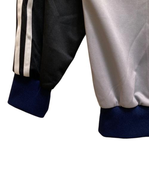 adidas（アディダス）adidas (アディダス) チェックトラックジャケット ブルー サイズ:XOの古着・服飾アイテム