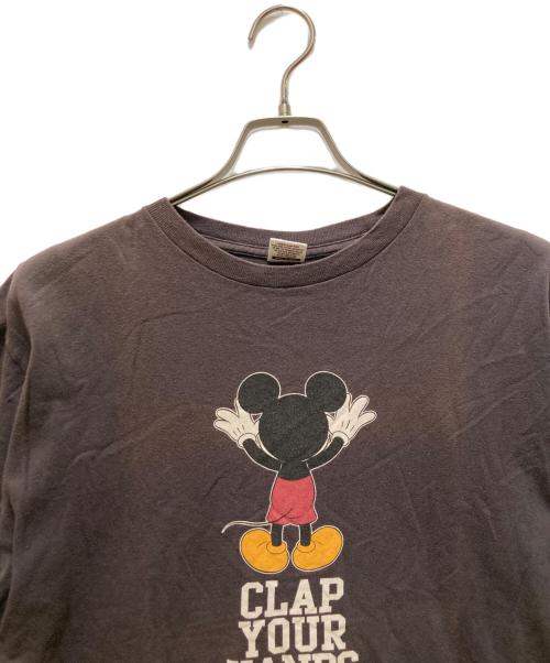 STANDARD CALIFORNIA（スタンダードカリフォルニア）STANDARD CALIFORNIA (スタンダードカリフォルニア) Disney (ディズニー) コラボグラフィック ロゴ クルーネック Tシャツ ブラック サイズ:Ｌの古着・服飾アイテム