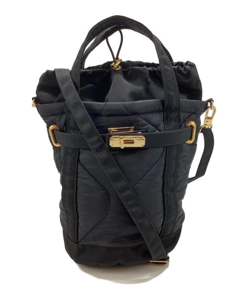 SITA PARANTICA（シータパランティカ）sita parantica (シータパランティカ) journal standard L'essage (ジャーナルスタンダード レサージュ) 別注 PRバケツ2WAYバッグ ブラックの古着・服飾アイテム