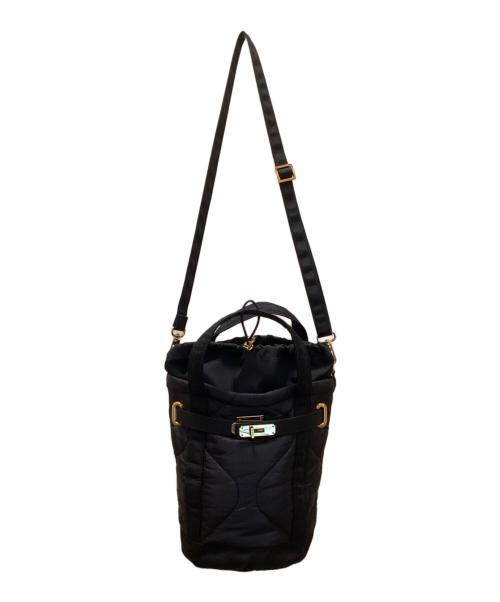 SITA PARANTICA（シータパランティカ）sita parantica (シータパランティカ) journal standard L'essage (ジャーナルスタンダード レサージュ) 別注 PRバケツ2WAYバッグ ブラックの古着・服飾アイテム