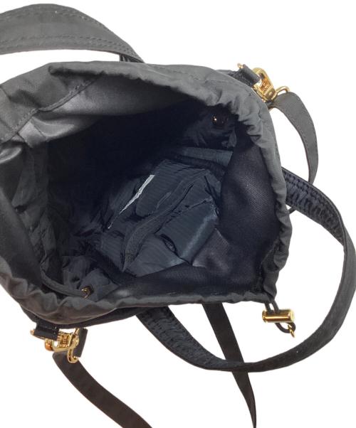 SITA PARANTICA（シータパランティカ）sita parantica (シータパランティカ) journal standard L'essage (ジャーナルスタンダード レサージュ) 別注 PRバケツ2WAYバッグ ブラックの古着・服飾アイテム