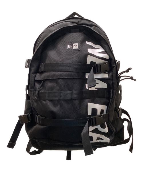 New Era（ニューエラ）New Era (ニューエラ) 35L プリントロゴ バックパック ブラックの古着・服飾アイテム