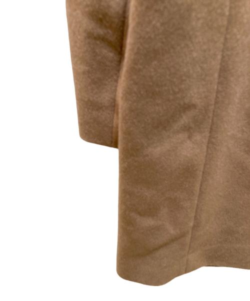 TAKEO KIKUCHI（タケオキクチ）TAKEO KIKUCHI (タケオキクチ) ウールｘカシミヤ スタンドカラーコート ベージュ サイズ:２の古着・服飾アイテム