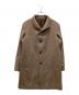 TAKEO KIKUCHI（タケオキクチ）の古着「ウールｘカシミヤ スタンドカラーコート」｜ベージュ