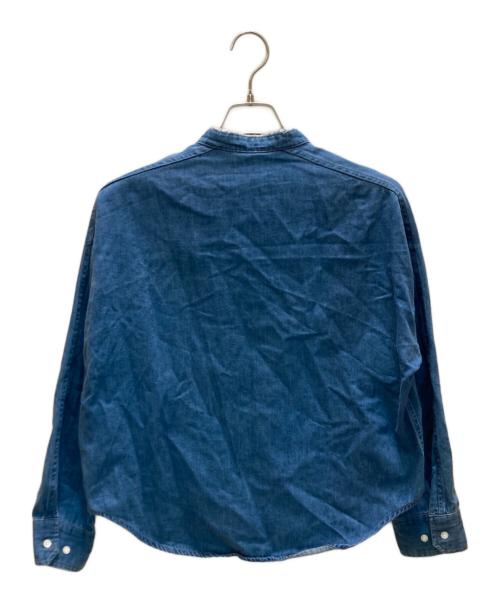 blanc basque（ブランバスク）BLANC basque (ブランバスク) パールボタンデニムシャツ インディゴ サイズ:38の古着・服飾アイテム