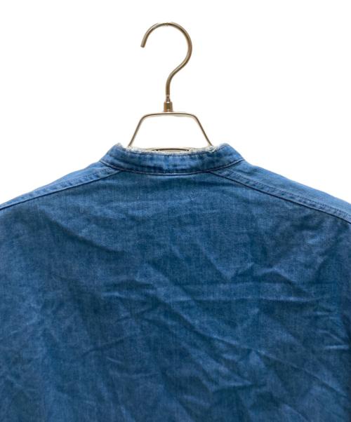 blanc basque（ブランバスク）BLANC basque (ブランバスク) パールボタンデニムシャツ インディゴ サイズ:38の古着・服飾アイテム