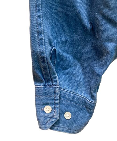 blanc basque（ブランバスク）BLANC basque (ブランバスク) パールボタンデニムシャツ インディゴ サイズ:38の古着・服飾アイテム