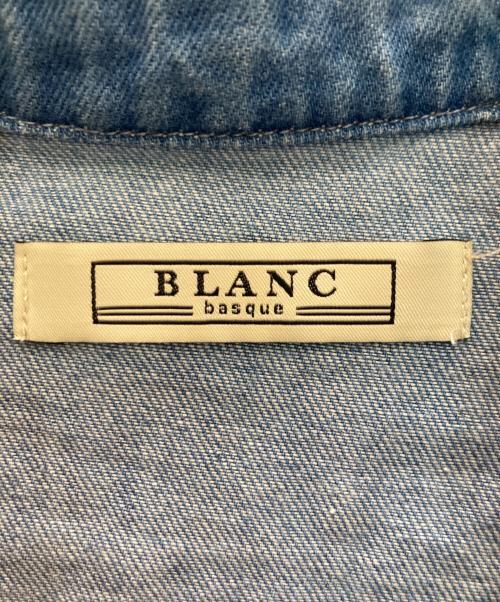 blanc basque（ブランバスク）BLANC basque (ブランバスク) パールボタンデニムシャツ インディゴ サイズ:38の古着・服飾アイテム