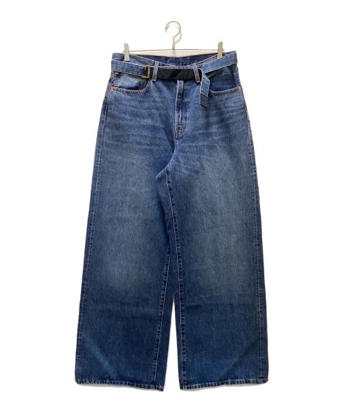 LEVI'S（リーバイス）LEVI'S (リーバイス) sacai (サカイ) コラボ ウルトラワイド バギージーンズ インディゴ サイズ:SIZE W34 L34 (3) 未使用品の古着・服飾アイテム