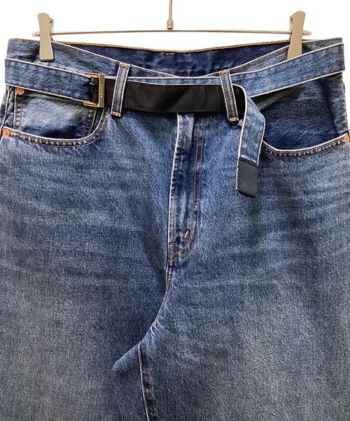 LEVI'S（リーバイス）LEVI'S (リーバイス) sacai (サカイ) コラボ ウルトラワイド バギージーンズ インディゴ サイズ:SIZE W34 L34 (3) 未使用品の古着・服飾アイテム