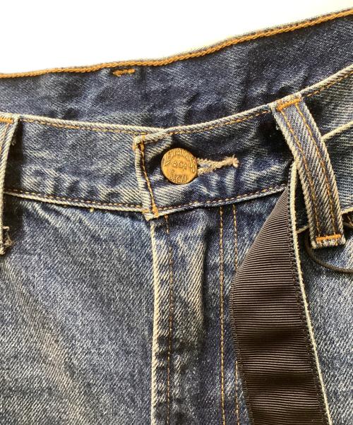 LEVI'S（リーバイス）LEVI'S (リーバイス) sacai (サカイ) コラボ ウルトラワイド バギージーンズ インディゴ サイズ:SIZE W34 L34 (3) 未使用品の古着・服飾アイテム