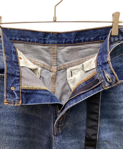 LEVI'S（リーバイス）LEVI'S (リーバイス) sacai (サカイ) コラボ ウルトラワイド バギージーンズ インディゴ サイズ:SIZE W34 L34 (3) 未使用品の古着・服飾アイテム