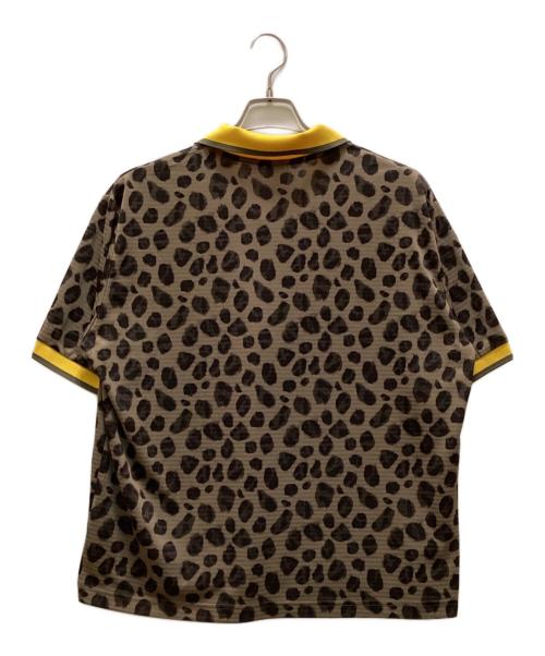 SASQUATCHfabrix.（サスクワッチファブリックス）SASQUATCHfabrix. (サスクワッチファブリックス) PUMA (プーマ) BEAMS (ビームス) コラボレオパードゲームシャツ グリーン サイズ:Mの古着・服飾アイテム