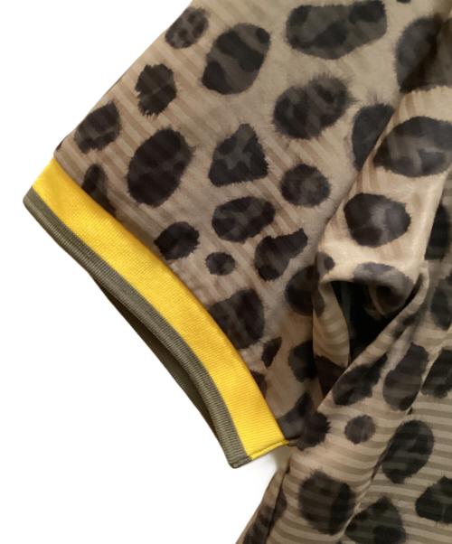 SASQUATCHfabrix.（サスクワッチファブリックス）SASQUATCHfabrix. (サスクワッチファブリックス) PUMA (プーマ) BEAMS (ビームス) コラボレオパードゲームシャツ グリーン サイズ:Mの古着・服飾アイテム