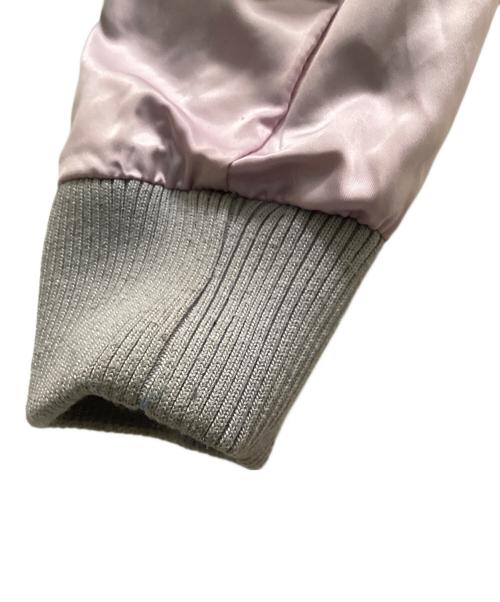 DIESEL（ディーゼル）DIESEL (ディーゼル) スネーク刺繍デザインスカジャン ピンク サイズ:XSの古着・服飾アイテム