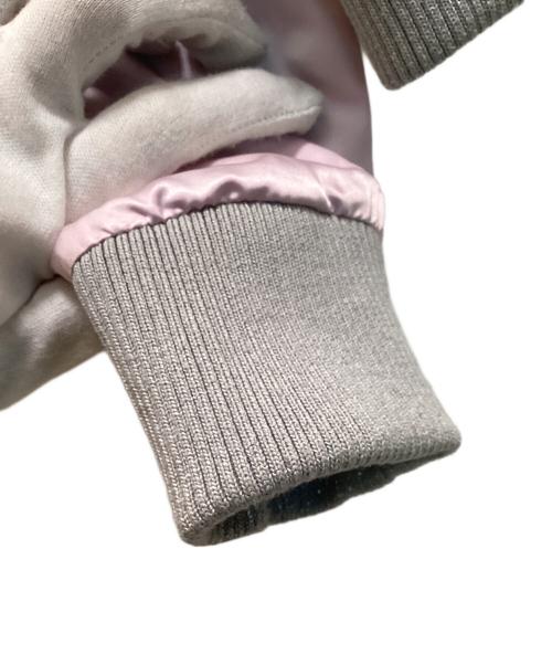 DIESEL（ディーゼル）DIESEL (ディーゼル) スネーク刺繍デザインスカジャン ピンク サイズ:XSの古着・服飾アイテム