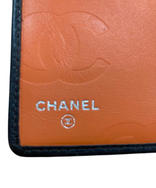CHANEL（シャネル）CHANEL (シャネル) ココマーク長財布 ブラウン×オレンジの古着・服飾アイテム