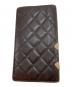 CHANEL (シャネル) ココマーク長財布 ブラウン×オレンジ：20000円