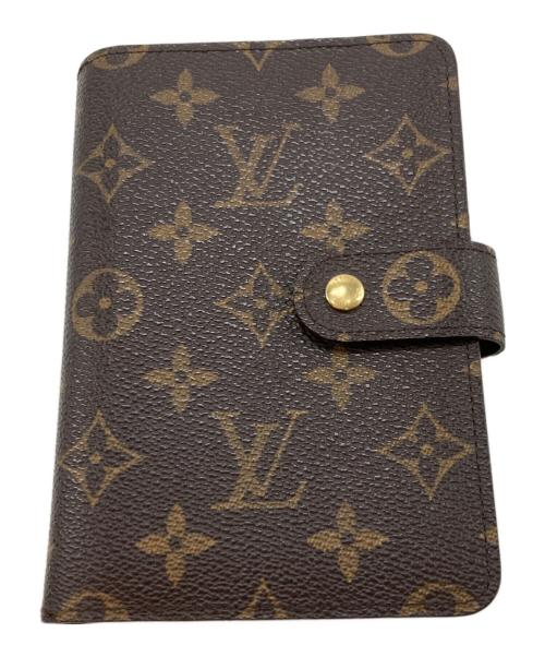 LOUIS VUITTON（ルイ ヴィトン）LOUIS VUITTON (ルイ ヴィトン) ポルトパピエ・ジップ ブラウンの古着・服飾アイテム