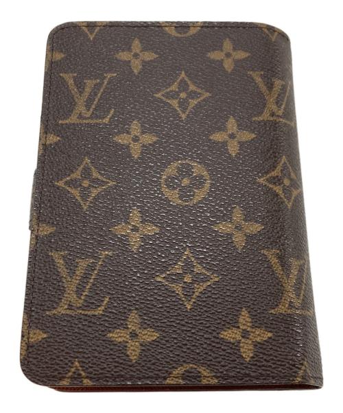 LOUIS VUITTON（ルイ ヴィトン）LOUIS VUITTON (ルイ ヴィトン) ポルトパピエ・ジップ ブラウンの古着・服飾アイテム