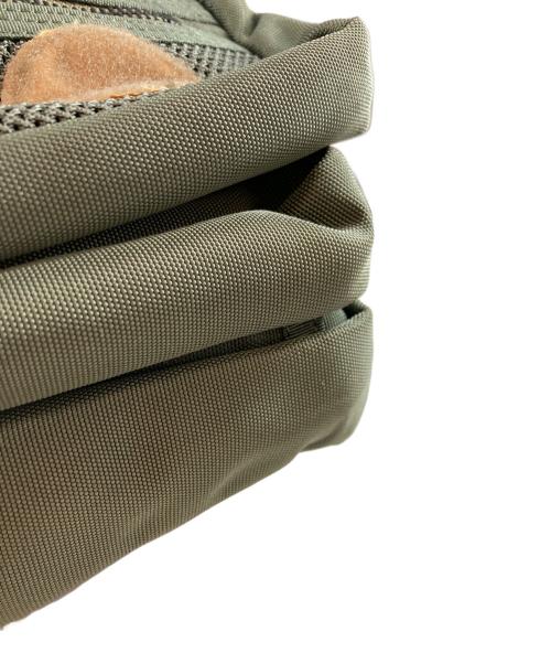 HARVEST LABEL（ハーヴェストレーベル）HARVEST LABEL (ハーヴェストレーベル) マルチポケットナイロンショルダーバッグ グリーンの古着・服飾アイテム