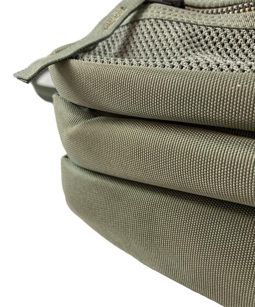 HARVEST LABEL（ハーヴェストレーベル）HARVEST LABEL (ハーヴェストレーベル) マルチポケットナイロンショルダーバッグ グリーンの古着・服飾アイテム