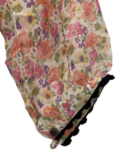 tricot COMME des GARCONS（トリココムデギャルソン）tricot COMME des GARCONS (トリココムデギャルソン) 総柄ブラウス マルチカラー サイズ:Sの古着・服飾アイテム