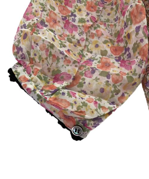 tricot COMME des GARCONS（トリココムデギャルソン）tricot COMME des GARCONS (トリココムデギャルソン) 総柄ブラウス マルチカラー サイズ:Sの古着・服飾アイテム