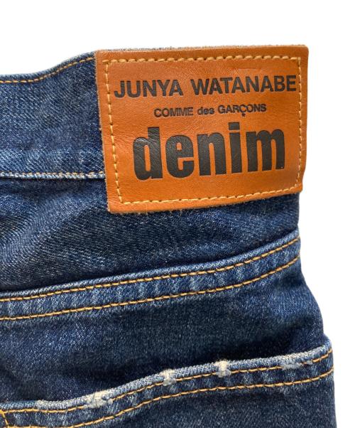 JUNYA WATANABE COMME des GARCONS（ジュンヤワタナベ コムデギャルソン）JUNYA WATANABE COMME des GARCONS ((ジュンヤワタナベ コムデギャルソン) 変形デザインデニムスカート インディゴ サイズ:Mの古着・服飾アイテム