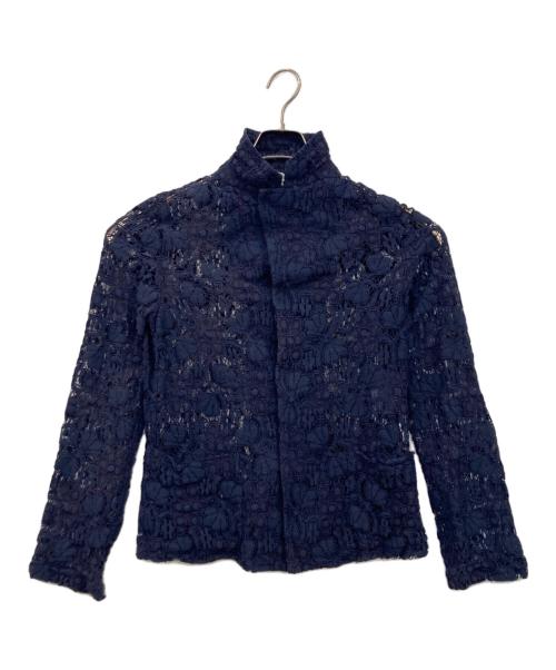 COMME des GARCONS（コムデギャルソン）COMME des GARCONS (コムデギャルソン) レースホック ジャケット パープル サイズ:Sの古着・服飾アイテム