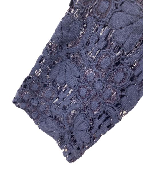 COMME des GARCONS（コムデギャルソン）COMME des GARCONS (コムデギャルソン) レースホック ジャケット パープル サイズ:Sの古着・服飾アイテム