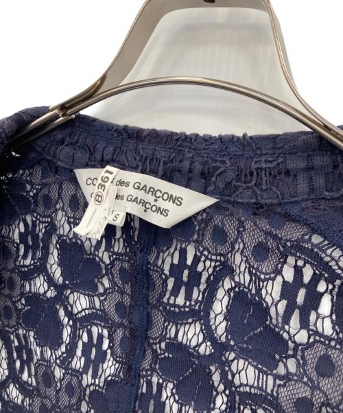 COMME des GARCONS（コムデギャルソン）COMME des GARCONS (コムデギャルソン) レースホック ジャケット パープル サイズ:Sの古着・服飾アイテム