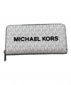 MICHAEL KORSマイケル・コース）の古着「Cooper シグネチャー ロゴ ウォレット」｜ホワイト×ブラック