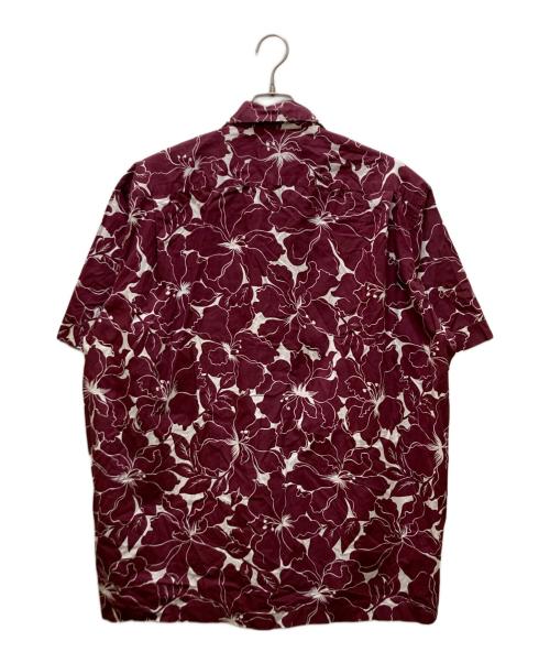 stussy（ステューシー）stussy (ステューシー) ヴィンテージオープンカラーアロハシャツ レッド サイズ:Ⅼの古着・服飾アイテム
