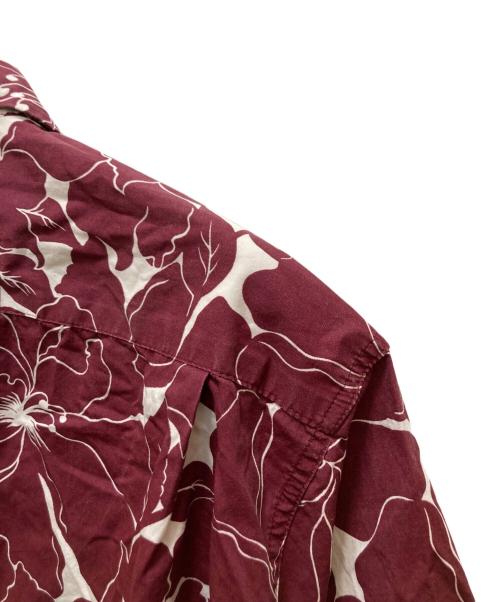 stussy（ステューシー）stussy (ステューシー) ヴィンテージオープンカラーアロハシャツ レッド サイズ:Ⅼの古着・服飾アイテム