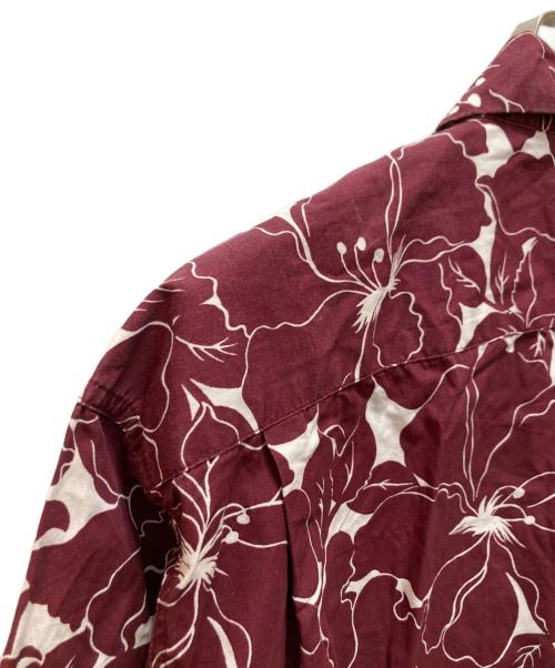 stussy（ステューシー）stussy (ステューシー) ヴィンテージオープンカラーアロハシャツ レッド サイズ:Ⅼの古着・服飾アイテム