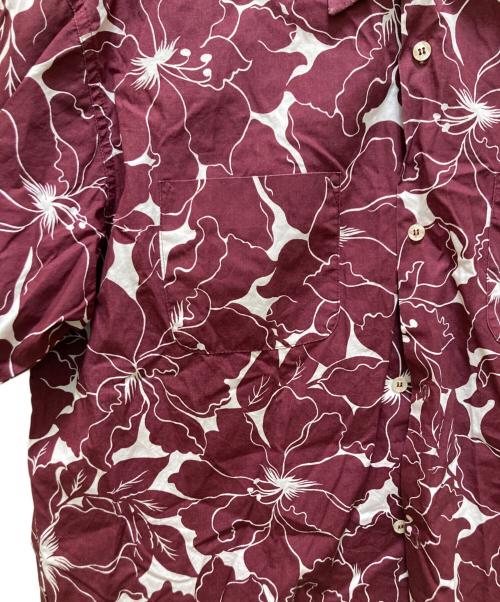 stussy（ステューシー）stussy (ステューシー) ヴィンテージオープンカラーアロハシャツ レッド サイズ:Ⅼの古着・服飾アイテム