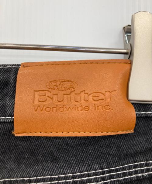 BUTTER GOODS（バターグッズ）Butter Goods (バターグッズ) バギーデニムパンツ ブラック サイズ:36の古着・服飾アイテム