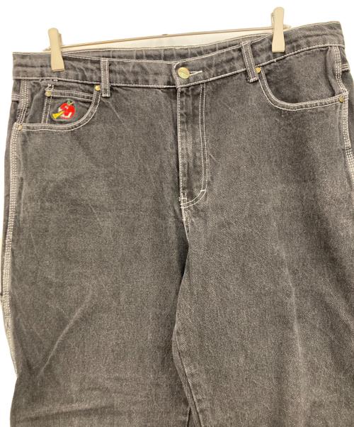 BUTTER GOODS（バターグッズ）Butter Goods (バターグッズ) バギーデニムパンツ ブラック サイズ:36の古着・服飾アイテム