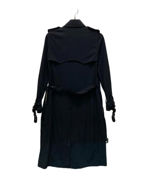 POLO RALPH LAUREN（ポロ・ラルフローレン）POLO RALPH LAUREN (ポロ・ラルフローレン) トリアセトレンチコート ブラックの古着・服飾アイテム