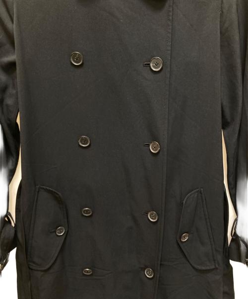 POLO RALPH LAUREN（ポロ・ラルフローレン）POLO RALPH LAUREN (ポロ・ラルフローレン) トリアセトレンチコート ブラックの古着・服飾アイテム