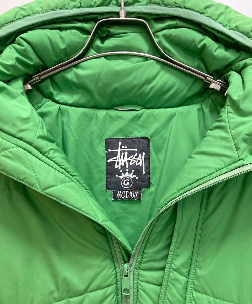 stussy（ステューシー）stussy (ステューシー) パデットジャケット グリーン サイズ:Mの古着・服飾アイテム
