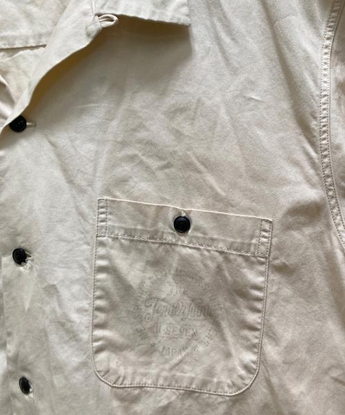 TENDERLOIN（テンダーロイン）TENDERLOIN (テンダーロイン) 半袖オープンカラーシャツ ベージュ サイズ:XLの古着・服飾アイテム