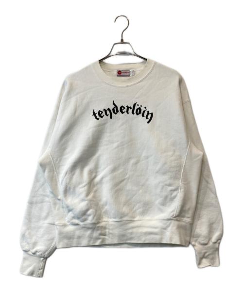 TENDERLOIN（テンダーロイン）TENDERLOIN (テンダーロイン) プリントスウェット ホワイト サイズ:XLの古着・服飾アイテム