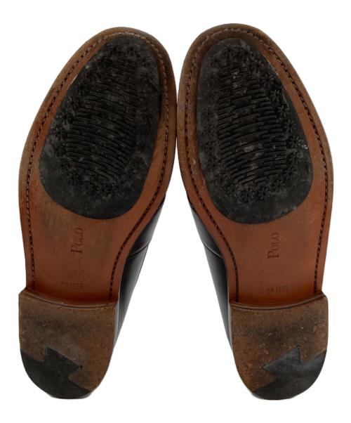 POLO RALPH LAUREN（ポロ・ラルフローレン）POLO RALPH LAUREN (ポロ・ラルフローレン) コインローファー ブラウン サイズ:24 1/2EEの古着・服飾アイテム