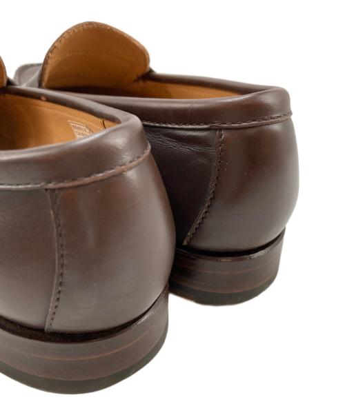 POLO RALPH LAUREN（ポロ・ラルフローレン）POLO RALPH LAUREN (ポロ・ラルフローレン) コインローファー ブラウン サイズ:24 1/2EEの古着・服飾アイテム